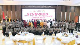 Polres Gresik Gelar Syukuran HUT Polwan ke-74