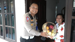 Satlantas Polres Gresik Teladani Pengabdian Almarhum Aiptu Jailani