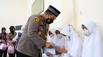 Memperingati Maulid Nabi Besar Muhammad SAW, Polres Gresik Gelar Doa Bersama