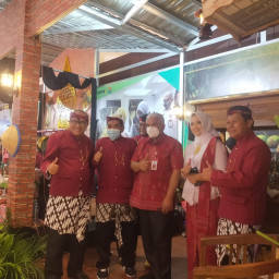 Tampilkan Kesenian Gamelan Lansia di Jatim Fair 2022, Stan Dinsos Jatim Terbaik Kategori Elemen Jawa Timur