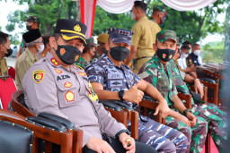 Kapolres Gresik Hadiri Upacara Pembukaan TMMD ke-115