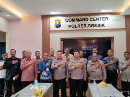 Puslitbang Polri Tinjau Penanganan Pengaduan Masyarakat, di Polres Gresik
