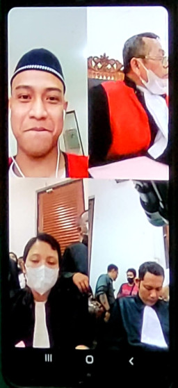 ANIAYA POLISI YANG AJAK NONGKRONG TUNANGANNYA HINGGA DINI HARI, ANDRIAN YANG CEMBURU, DIHUKUM 4 BULAN BUI