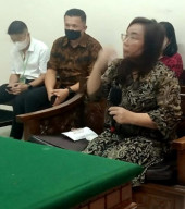 Terbukti Bersalah Lakukan Pidana Penggelapan Uang Korbannya, Ani Liem Mantan Komisaris PT. BPR. SUB . Dituntut Jaksa 3 Bulan Bui