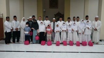 Polres Gresik, Gelar Doa Bersama dan Santunan Anak Yatim