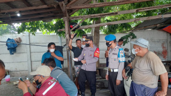 Humanis, Polisi Himbau Masyarakat Disiplin Prokes