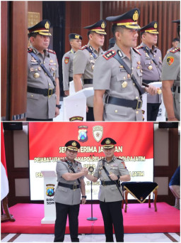 Tongkat Kapolres Gresik kini Bergeser ke AKBP Adhitya Panji Anom
