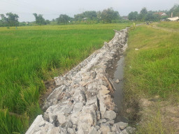 Hujan Deras TPT Ambruk, kades ini beralasan Faktor alam