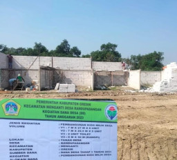 Tingkatkan Ekonomi Dan PAD, PemDes Randupadangan Bangun Kios Desa