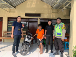 Beraksi di Gresik Maling Motor asal Bandarlampung Diringkus Polisi