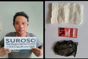 Kedapatan Menyimpan Sabu, Warga Cerme Ditangkap Satnarkoba Polres Gresik