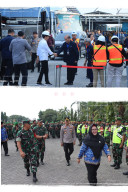 Polres Gresik Amankan Kunjungan Presiden Jokowi, Tinjau Progress Smelter