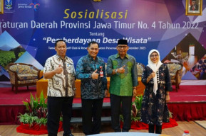 Disbudpar Jatim Sosialisasikan Perda Pemberdayaan Desa Wisata, Hudiyono : Semoga Mampu Berikan Manfaat Positif
