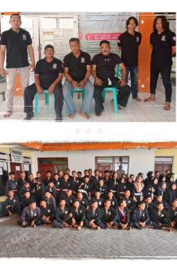 110 Siswa PSHT Sabuk Jambon Ikuti UKT di Benjeng, Kapolsek Benjeng : Situasi Berjalan Lancar dan Masih Terkendali