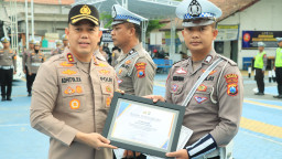 Saat Apel Pagi, Ini Pesan Kapolres Gresik kepada Anggota Lalu Lintas