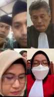 BAWA DAUN GANJA, 2 TERDAKWA AKHIRUL ARIEF DAN HANDARU DWI LESMANA DIADILI 