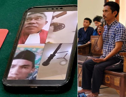 SIDANG RANMOR, ROBI DAN TEMANNYA BURONAN, TERDAKWA HASAN BADRI DIHUKUM 18 BULAN BUI