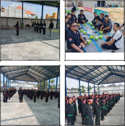 Berjalan Sukses, Pelaksanaan Ujian Kenaikan Tingkat di Padepokan Asem Pandan PSHT Cabang Gresik