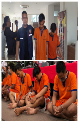 Polres Gresik Tangkap 3 Penadah dan 2 Pelaku Pembunuhan Pria di Menganti Gresik 