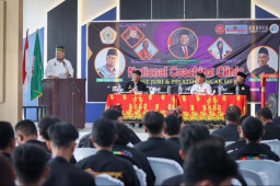 Buka National Coaching Clinic Wasit, Juri dan Pelatih, LaNyalla Ingatkan Nilai Luhur Pencak Silat