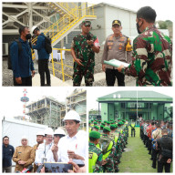 Sinergi TNI-Polri Sukses Laksanakan Pengamanan Kunker Presiden Joko Widodo di Kabupaten Gresik