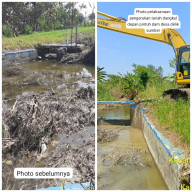 Tanggap, Siaga Cepat Dinas PUTR SDA Kabupaten Gresik Tangani Pintu Dam yang Tersumbat
