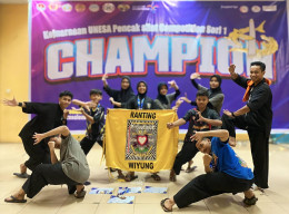 Berkat Kerja Keras dan Disiplin, PSHT Ranting Wiyung Raya Raih Prestasi di Kejuaraan Unesa Nasional Pencak Silat 2023