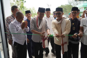 Sampena Hari Amal Bhakti Kemenag ke-78, Bupati Rohil Resmikan Gedung Pusat Layanan Haji dan Umroh Terpadu