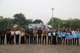 Kapolres Pasuruan Hadiri Perayaan HUT Jatim ke 72 