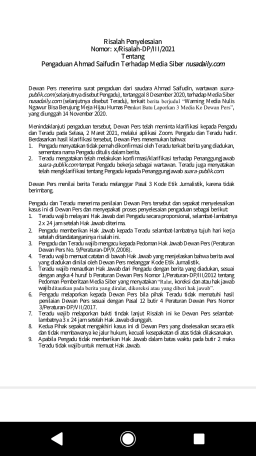 Dewan Pers, Mediasi Perselisihan Antar Wartawan