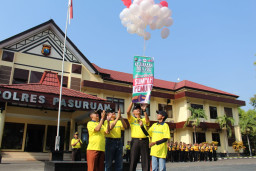 Lomba Bola Voli Kapolres Pasuruan Cup, Diikuti 32 Tim SMA 