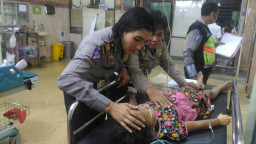 Laka Lantas Tunggal, Bocah Kecil Tewas di Jalan Raya Patebon