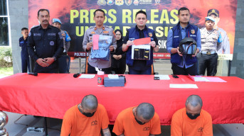 Polres Gresik Amankan Komplotan Jambret FC dan Veteran
