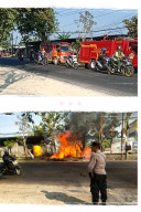 Si Jago Merah Ngamuk, Bakar Bekas Tempat Servis Sepeda Ontel 