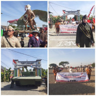 Meriahkan HUT RI Ke 78, Desa Delik Sumber Gelar Lomba Karnaval Hias dan Pakaian Adat