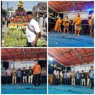 Sedekah Bumi Dusun Delik Kulon, Sajikan Hiburan Pagelaran Ludruk Karya Baru