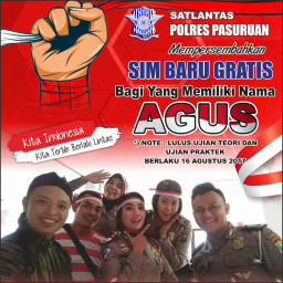 AKP MELLYSA: Yang Namanya Ada Agus nya Silahkan Urus SIM Gratis.
