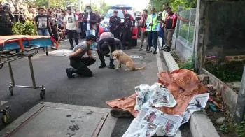Diduga Korban Perampokan, Ditemukan Mayat Tergeletak di Jalan Larangan 