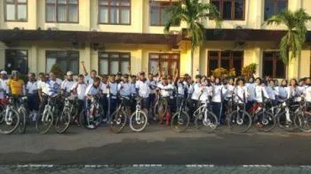 Kapolres Pasuruan Nggowes Bareng Anggota
