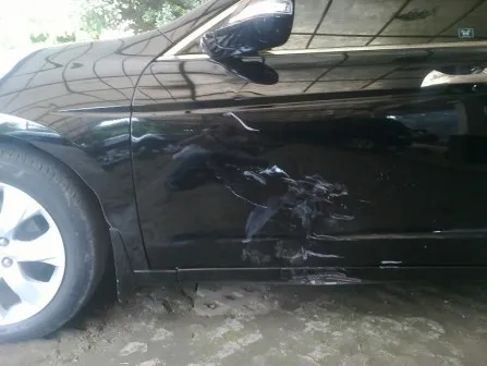 Mobil Walikota Depok Di Tabrak Sepeda    