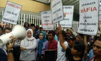 Ahli Waris Tanah Grand City Lakukan Demo Demi Keadilan