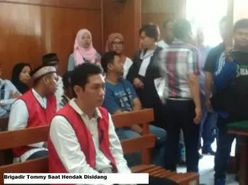Brigadir Tommy Akui Kesalahan Tentang Kepemilikan Narkotika di Persidangan.