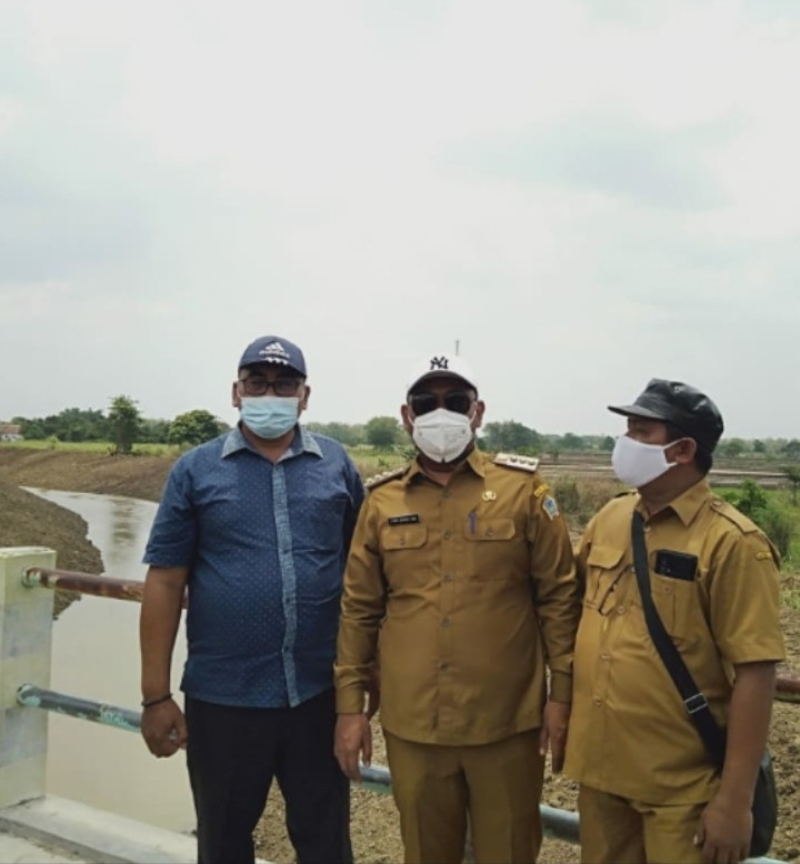 Penuhi Janji, Bupati Gresik Tinjau Langsung, Normalisasi Kali Lamong