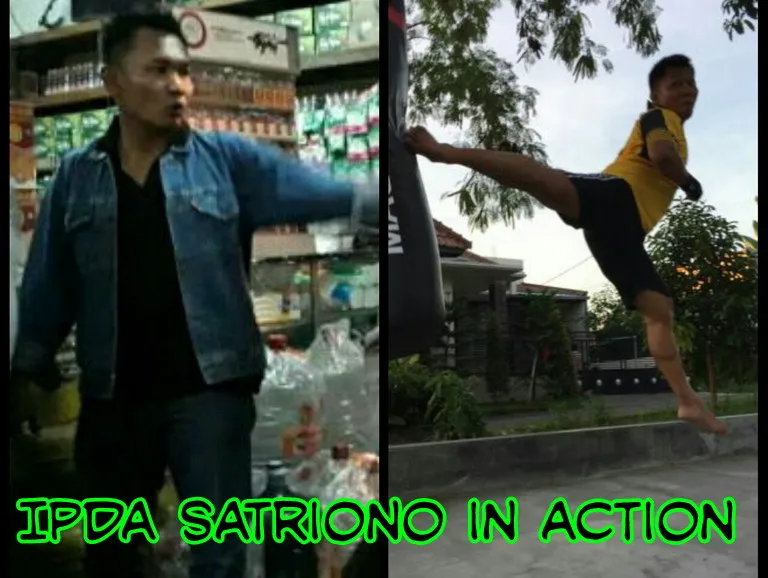 Perwira Bertubuh Kekar Ini Ternyata Pelatih Olahraga Taekwondo