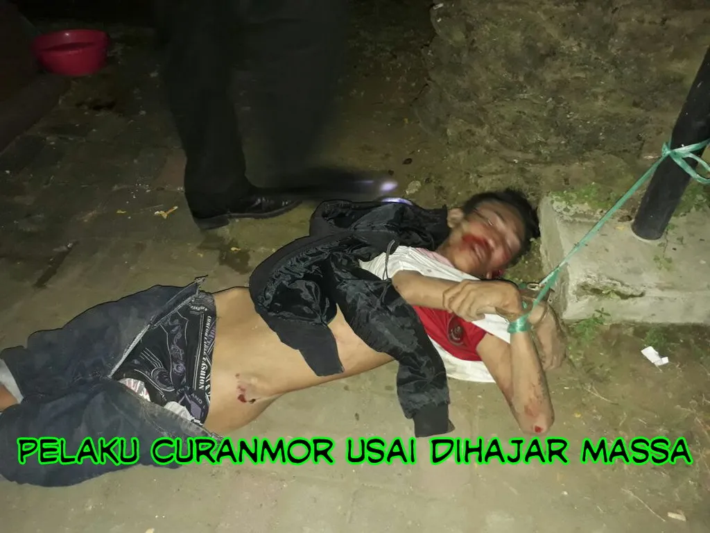 Semalam, Penjahat Jalanan Tewas dimassa Usai Beraksi