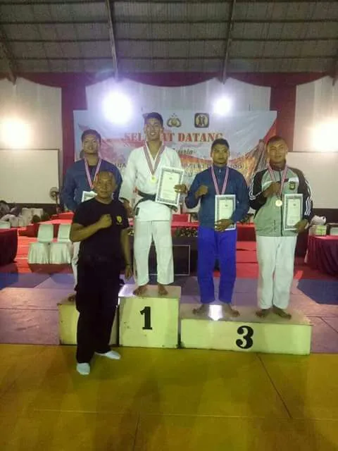 Bripda Kevin Dari Polres Batu Raih Perak di "Turnamen Judo Kapolri Cup 2017"