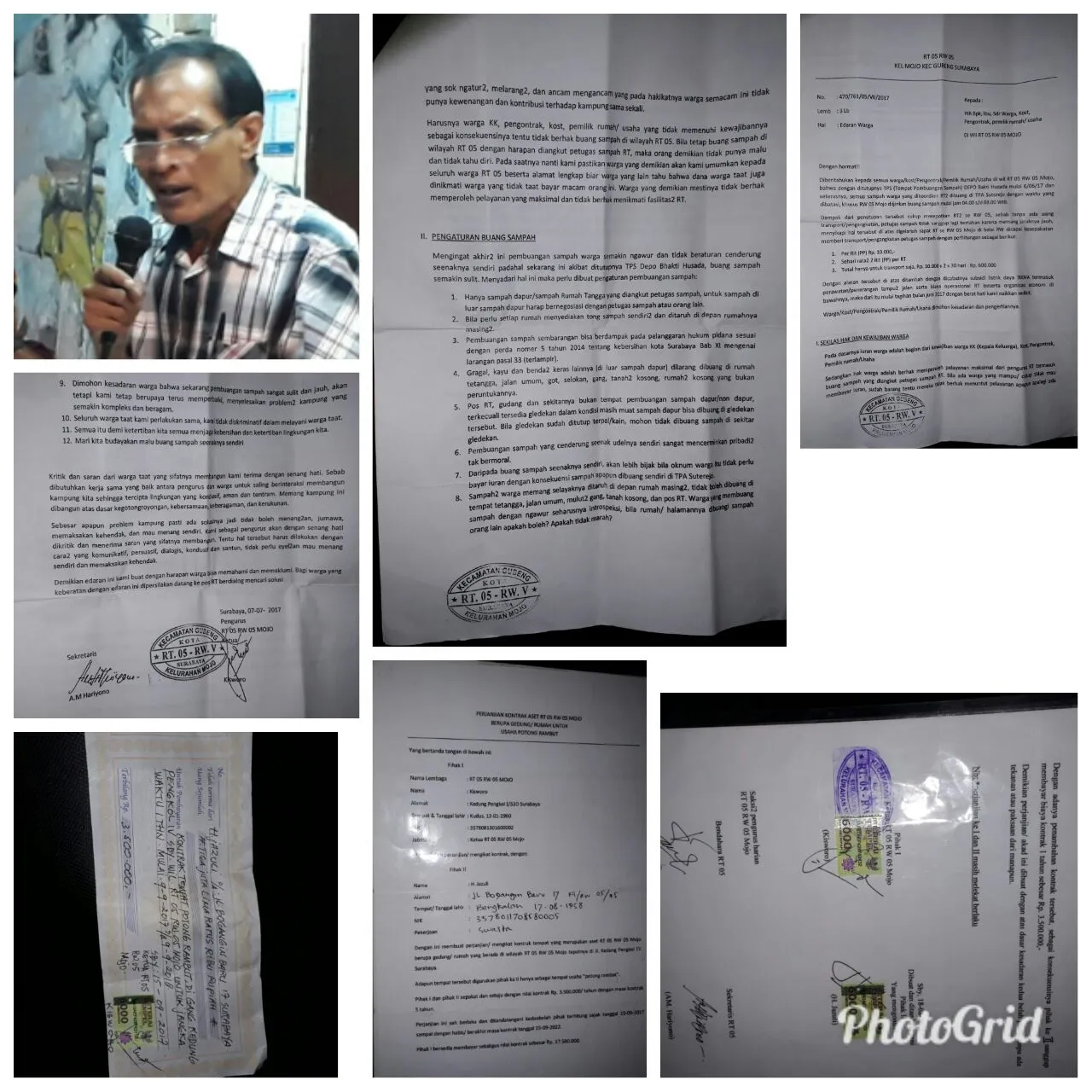 Kurang Transparan, Ketua RT 05 Kedung Pengkol 1 Digulingkan Warga.