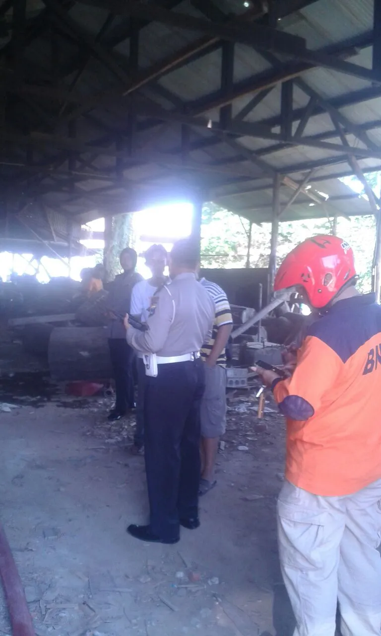 Akibat Ranting Terbakar, 2 Pabrik Kayu Ludes