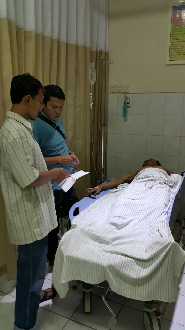 Maling Motor Bertato Babak Belur di Depan Unesa.