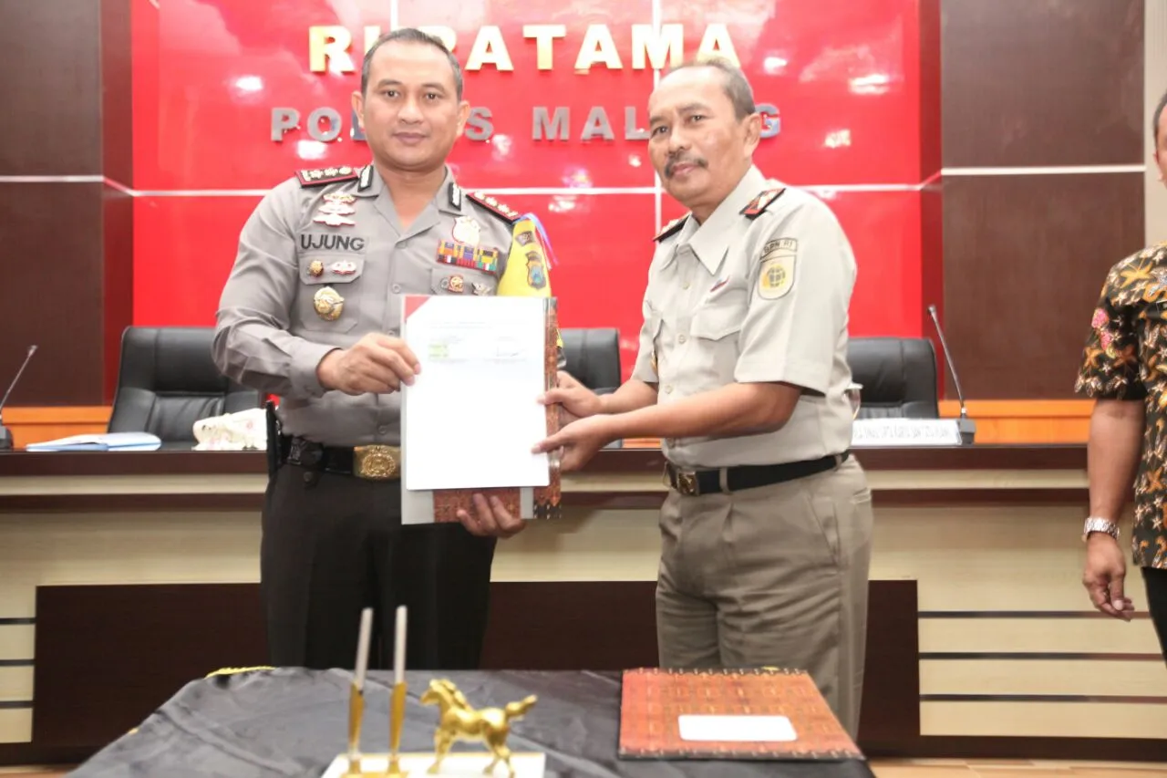 Kapolres Malang MoU Dengan BPN Bentuk Satgas Mafia Tanah.